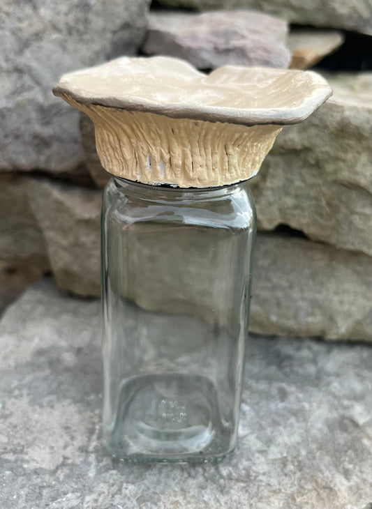 Oyster Mushroom Herb Jar