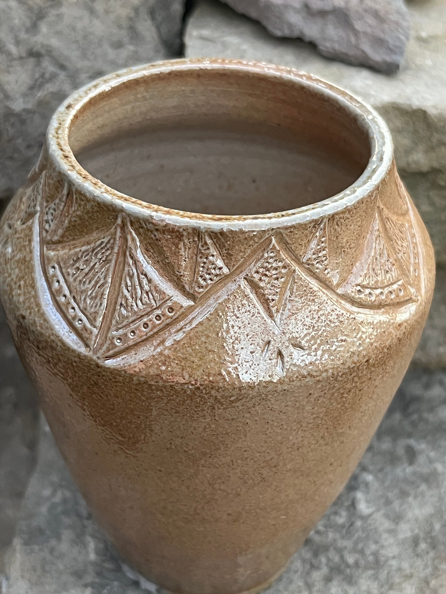 Stoneware vase